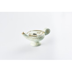 Lucerna porcellana bianca