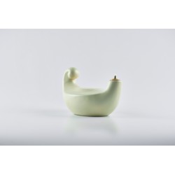 Lucerna porcellana bianca cm. 20