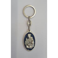 Portachiavi in metallo S. Pio