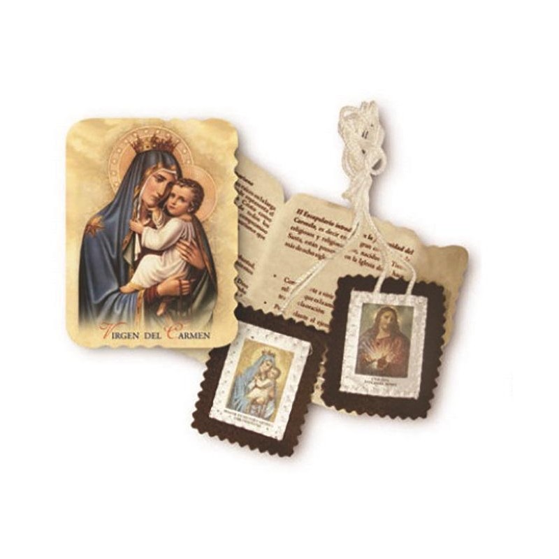Scapolare piccolo cm. 4,5x5,5 con cartoncino