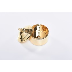 Scatola porta ostie ottone dorato
