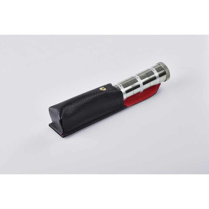 Vasetto triplo a colonna in metallo per oli santi