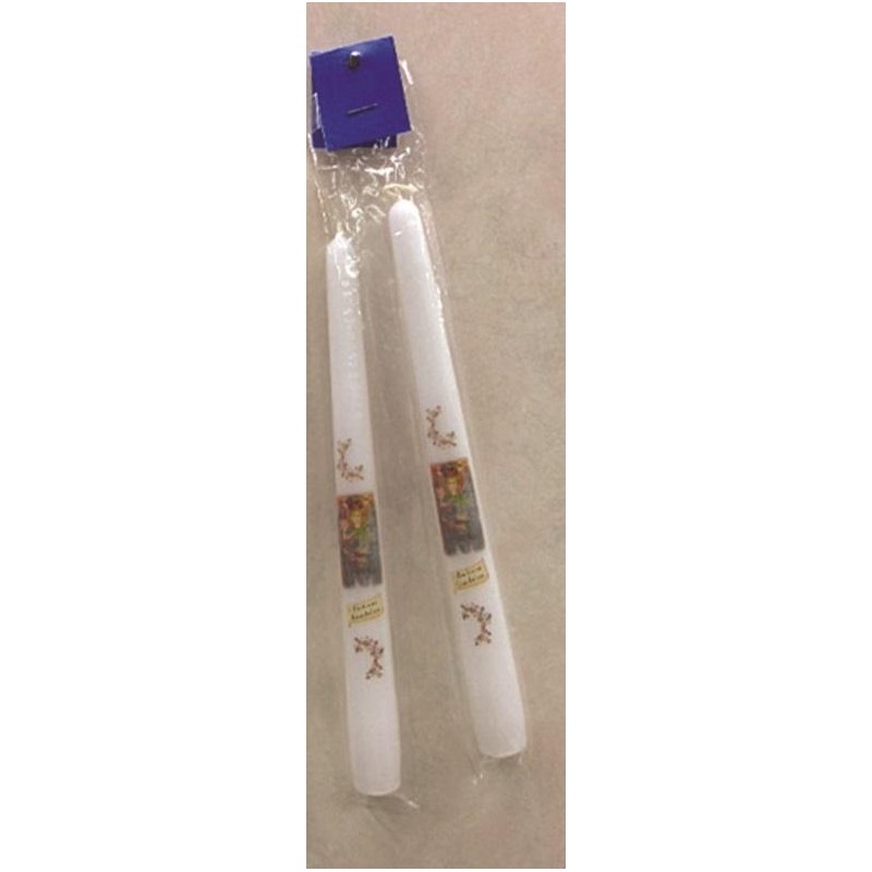 Candela conica Madonna Candelora cm. 25 cappio corto