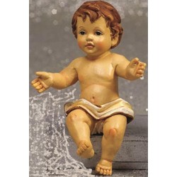 Gesù Bambino in resina cm. 21