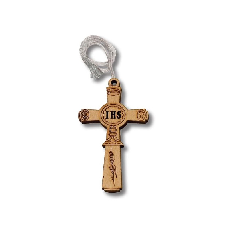Croce in legno con calice