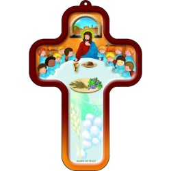 Croce legno comunione da appendere