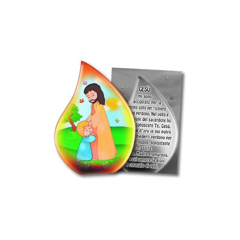 Fiammella Confessione in legno e cartoncino