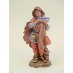 Pastore con organetto cm. 19