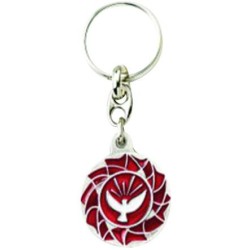 Portachiavi in metallo "Spirito Santo"