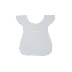 Veste bianca per liturgia battesimale