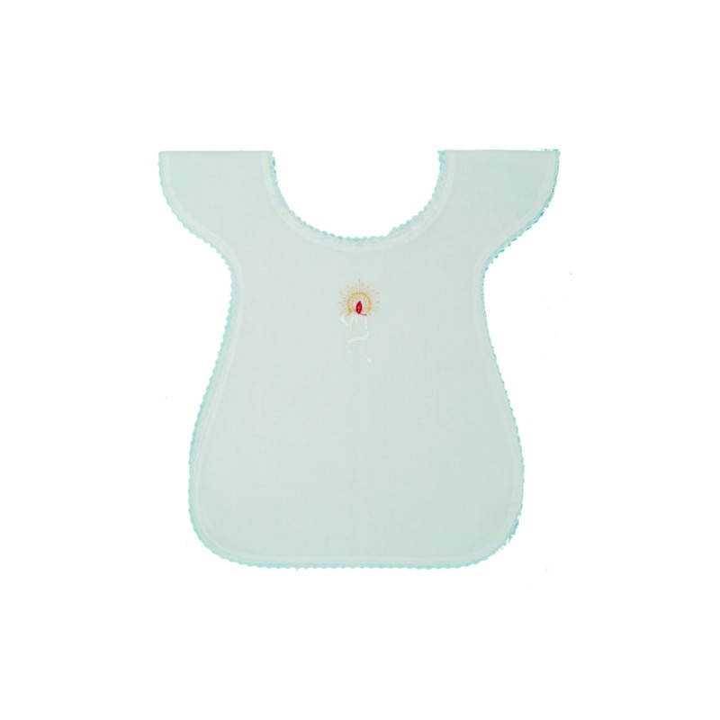 Veste bianca per liturgia battesimale