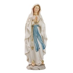 Madonna di Lourdes in resina cm. 20