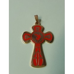 Croce in metallo Cresima cm. 4,5