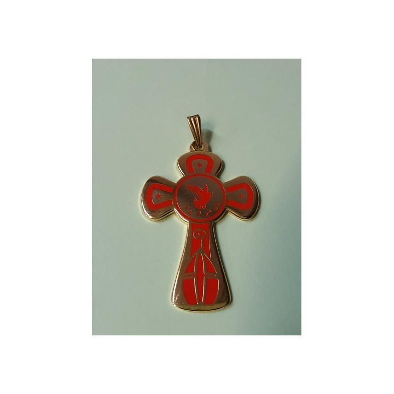 Croce in metallo Cresima cm. 4,5
