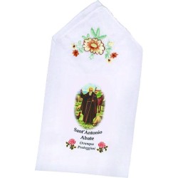 Fazzoletto con immagine S. Antonio Abate