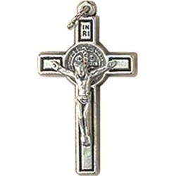 Croce metallo S. Benedetto cm. 4