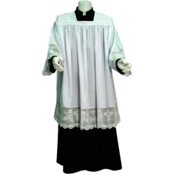 Cotta arricciata con pizzo