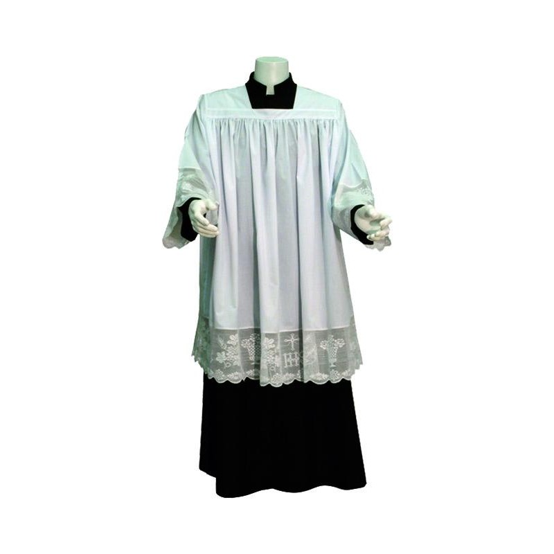 Cotta arricciata con pizzo