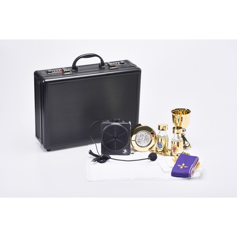 Valigia per celebrazione con amplificatore