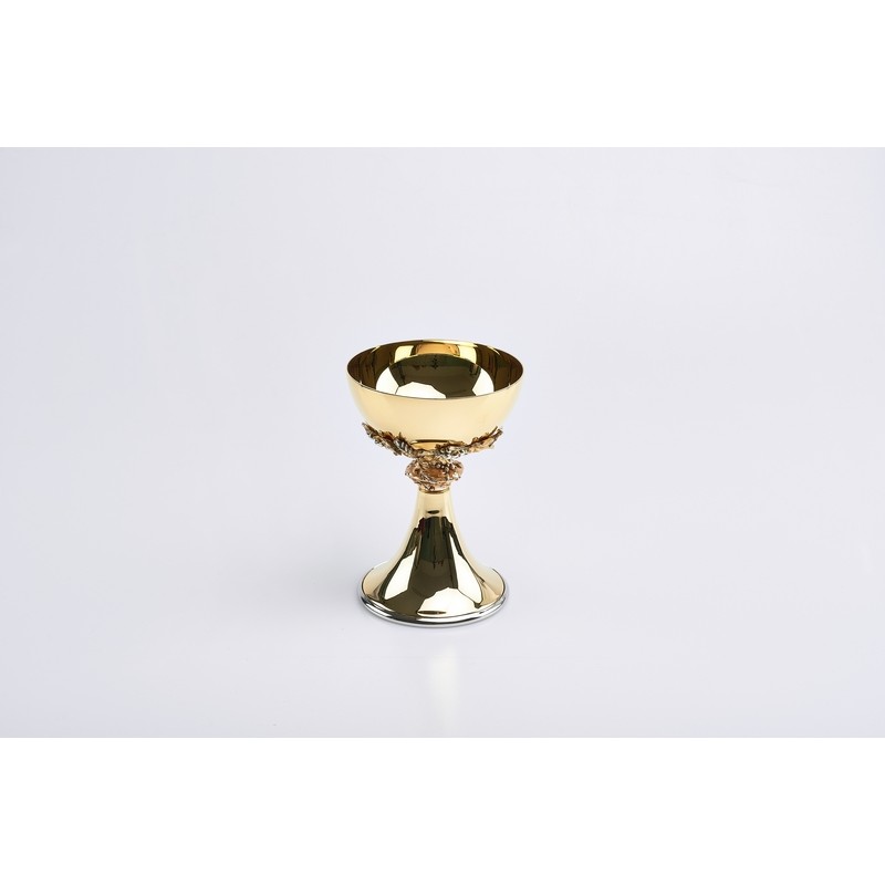 Pisside nodo e fodera peltro cm. 20