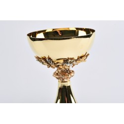 Pisside nodo e fodera peltro cm. 20