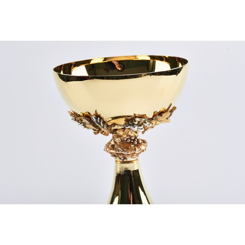 Pisside nodo e fodera peltro cm. 20