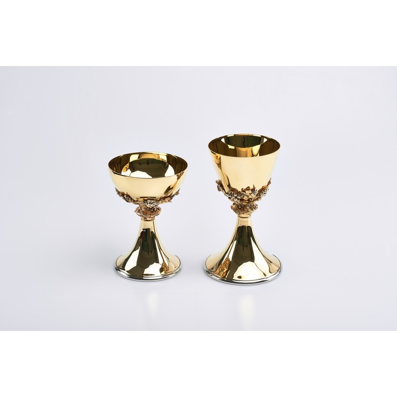 Pisside nodo e fodera peltro cm. 20