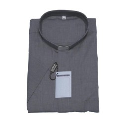 Camicia clergy fil a fil - manica corta