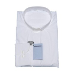 Camicia clergy fil a fil - manica corta
