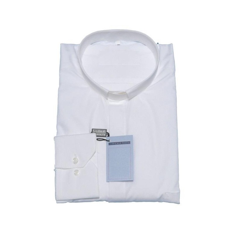Camicia clergy fil a fil - manica corta