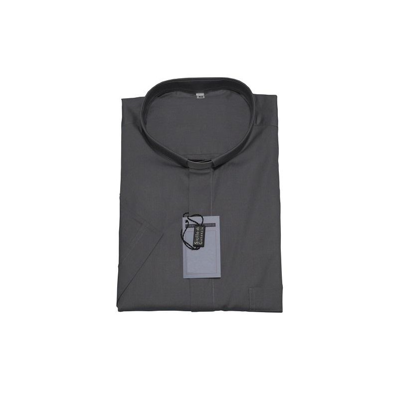 Camicia clergy popeline - manica corta