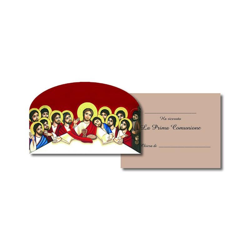 Tavoletta in legno sottile Ultima Cena