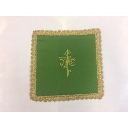 Palla copricalice con ricamo Croce e IHS