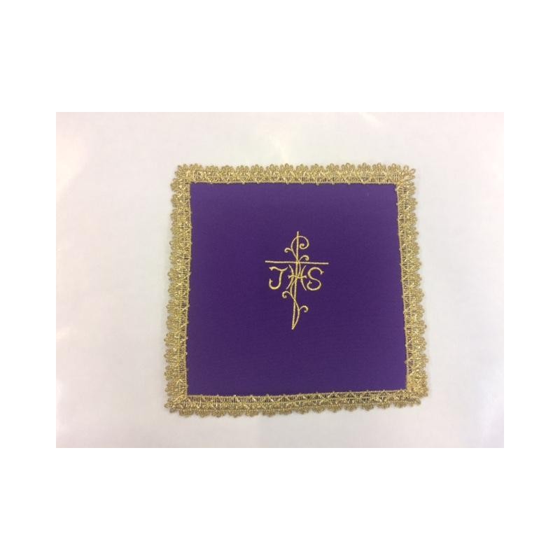 Palla copricalice con ricamo Croce e IHS