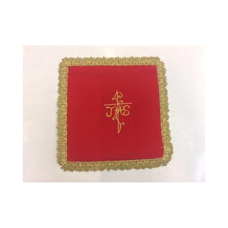 Palla copricalice con ricamo Croce e IHS