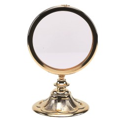 Teca dorata da esposizione cm. 25 Ø cm. 15