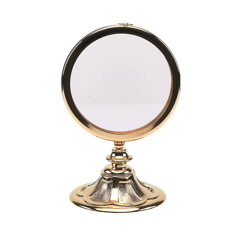 Teca dorata da esposizione cm. 25 Ø cm. 15