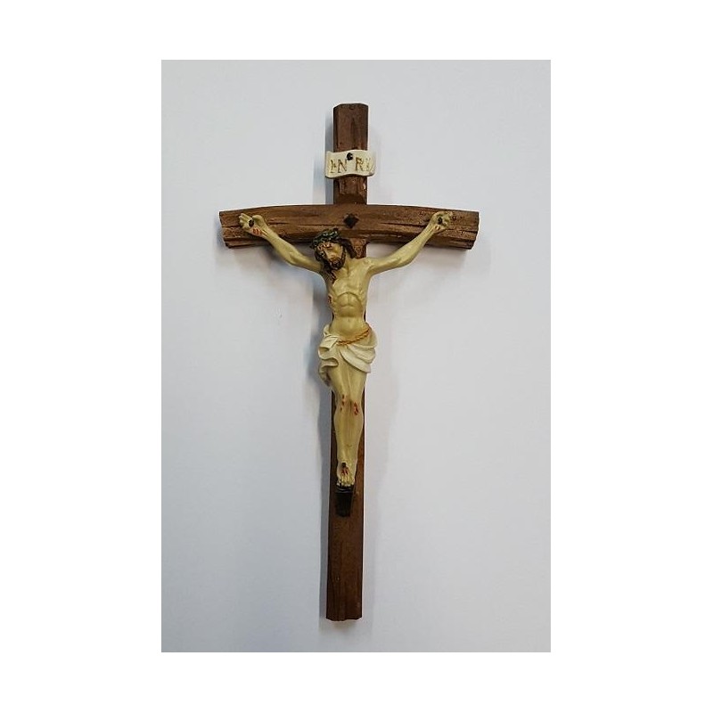 Crocefisso in resina cm. 19