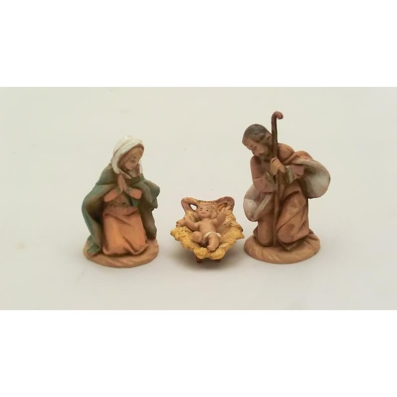 Natività 3 pezzi cm. 6,5