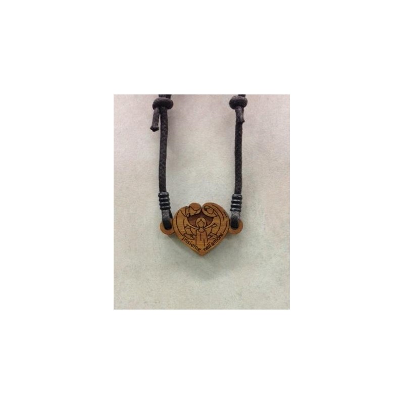 Braccialetto ulivo cuore famiglia