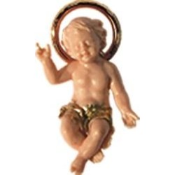 Gesù Bambino color carne cm. 4