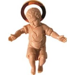 Gesù Bambino color carne cm. 5