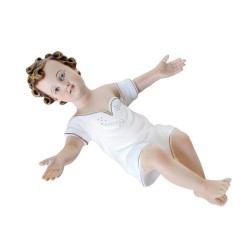cm. 30 Bambino in resina con veste