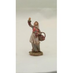Donna con uva cm. 6,5
