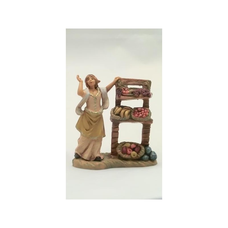 Fruttivendola con banco cm. 6,5