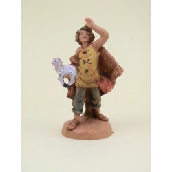 Pastore con pecora cm. 6,5