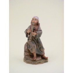 Pastore arabo con piffero cm 12