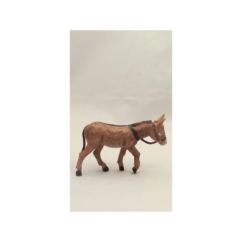 Asino in piedi marrone cm 12