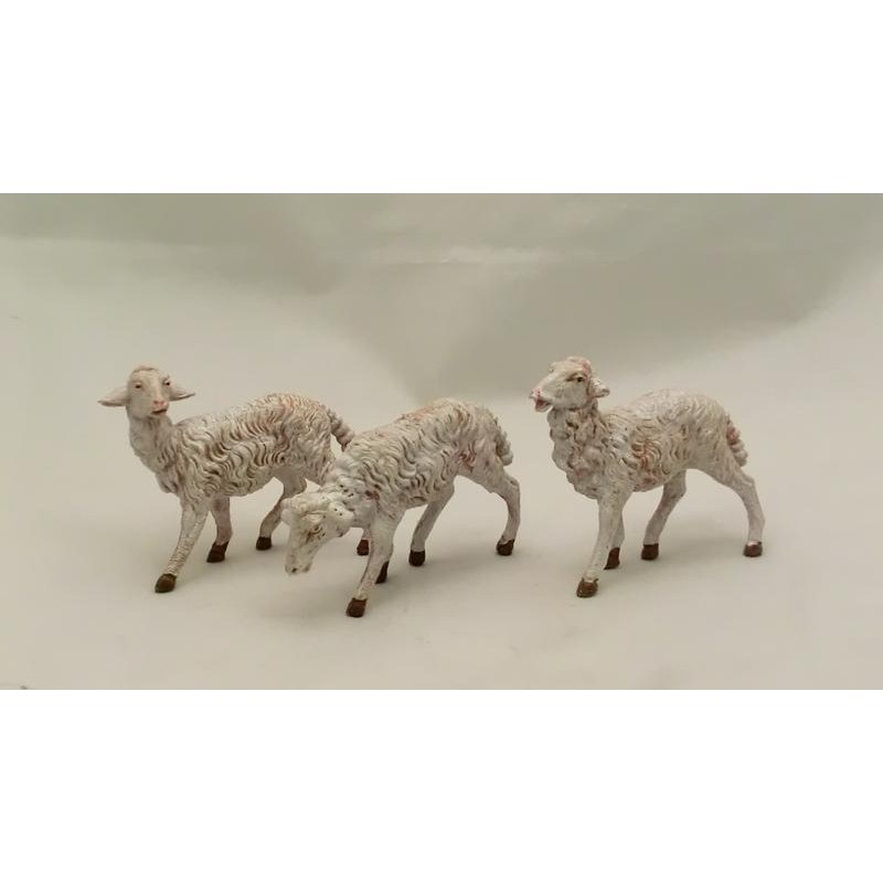 Serie 3 pecore sfumate cm. 19