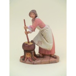 Donna che cucina cm 19